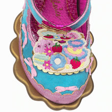 Afternoon Treat Teapot Cake Party Heels in Pink Multi