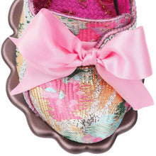 Elevenses Teapot Cake Party Heels in Pink Multi