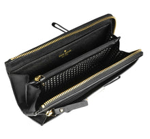 Primrose Hill Layton Leather Wristlet Black