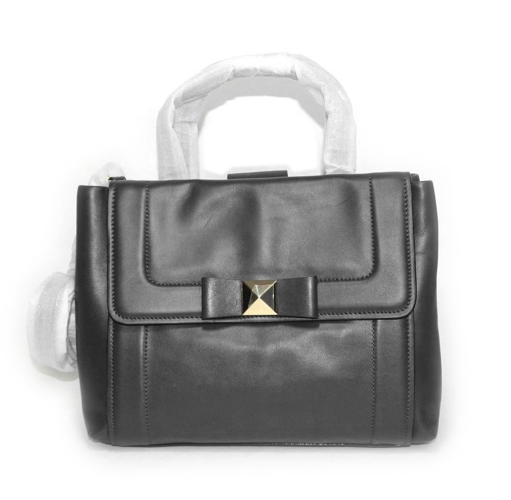 Bow Terrace Bradshaw Leather Satchel Crossbody Bag