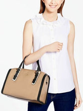 Kinslow Bedford Square Leather Satchel Bag