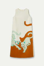 Jaguar Print Midi Dress