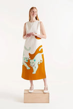 Jaguar Print Midi Dress