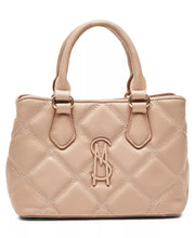 BMickey Quilted Small Satchel in Nude