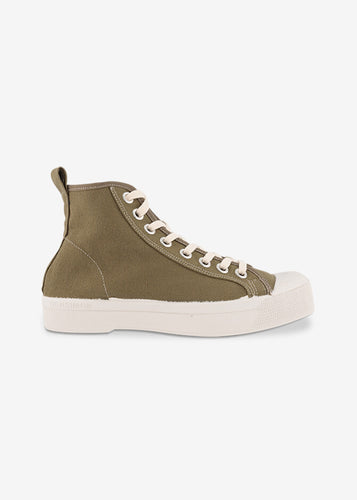 Women's Stella B79 Hi-top Sneakers in Khaki