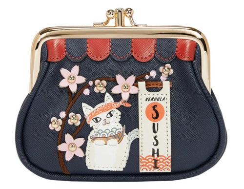 Vendula Sushi - Blue Edition Clipper Coin Purse