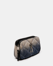 BDaisi Quilted Crossbody Bag in Denim Fabric