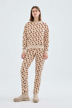 Sweatpants with Polka Dot Print