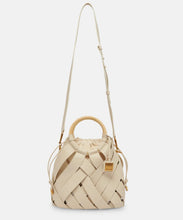 Sienna Top Handle Leather Bag in Wheat