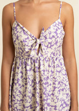 Nadege Woven Dress in Lilac Print