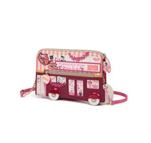 Vendula London Perfectly Pink Afternoon Tea Bus Bus Pouch Bag