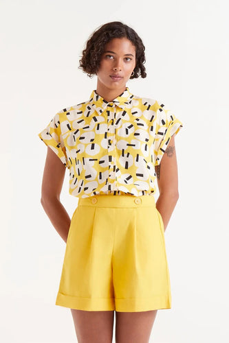 Onigiri Geometric Short Sleeve Shirt