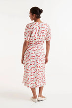 Cherry Print Midi Dress
