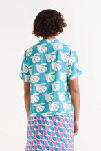 Rayon Shirt with Dove Print