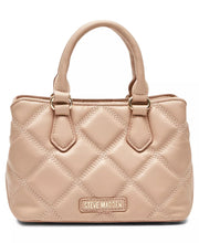 BMickey Quilted Small Satchel in Nude