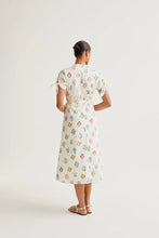 Gardener Print Midi Dress