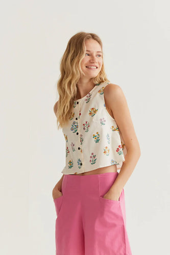 Gardener Print Top