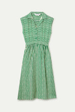 Lavagna Green Print Midi Dress