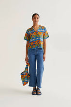 Shirt with Garden Print
