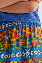 Garden Print Midi Skirt