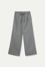 Black Gingham Check Trousers