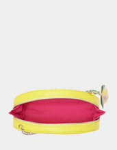 Kitsch Pucker Up Crossbody Bag in Yellow
