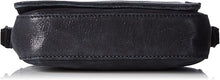 Licia Silky Coated Leather Mini Crossbody Bag Black