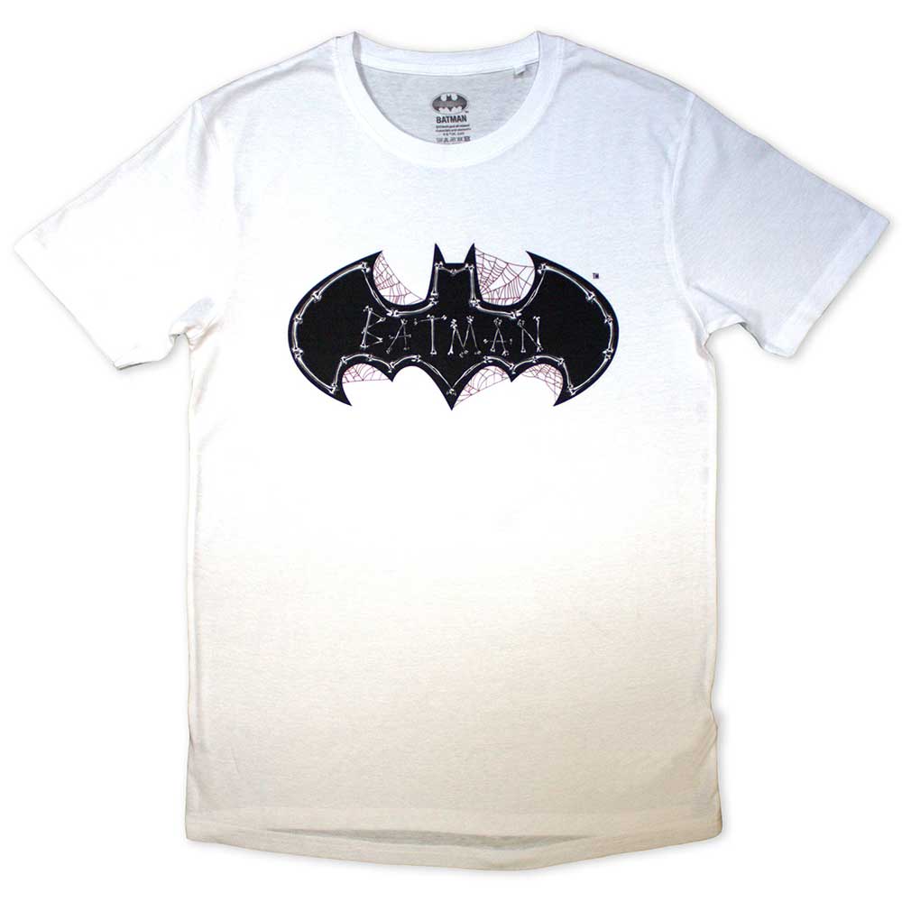 Batman Bat Skull and Cobwebs Unisex Tee Glameur New York