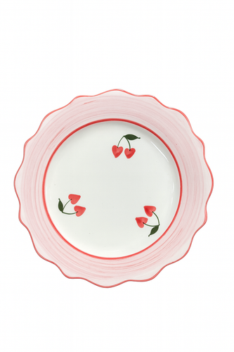 Cherry Love Dessert Plate