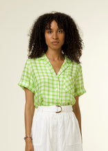 Betty Chemise Shirt in Olive Check