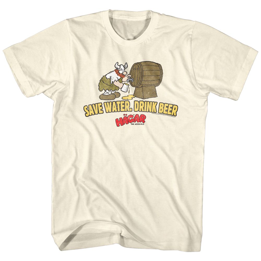 Hagar the Horrible Save Water Drink Beer Tee