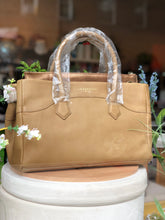 Georgia Foil Leather Satchel