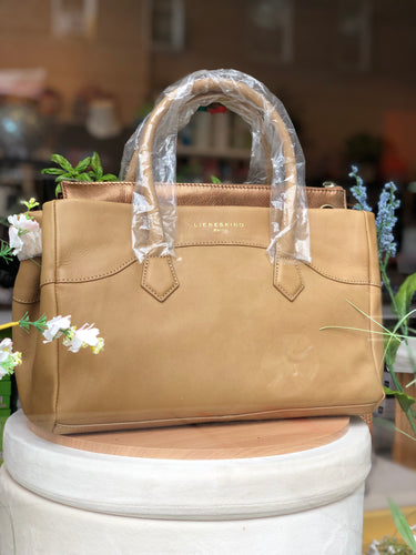Georgia Foil Leather Satchel