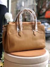 Georgia Foil Leather Satchel