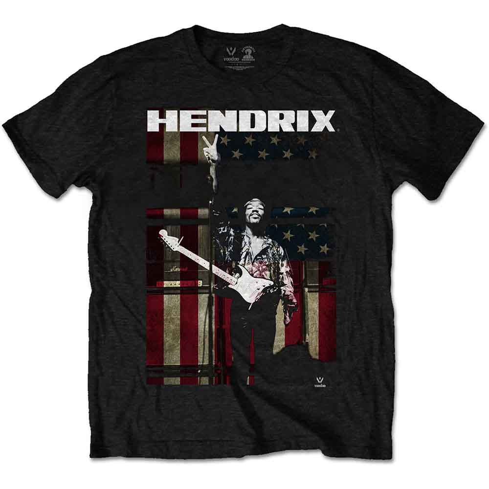 Jimi Hendrix Peace Flag Unisex Tee