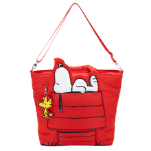 Peanuts 75th Anniversary Snoopy House Padded Nylon Tote Bag