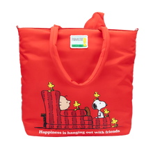 Peanuts 75th Anniversary Snoopy House Padded Nylon Tote Bag