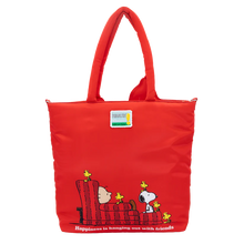 Peanuts 75th Anniversary Snoopy House Padded Nylon Tote Bag