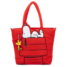 Peanuts 75th Anniversary Snoopy House Padded Nylon Tote Bag