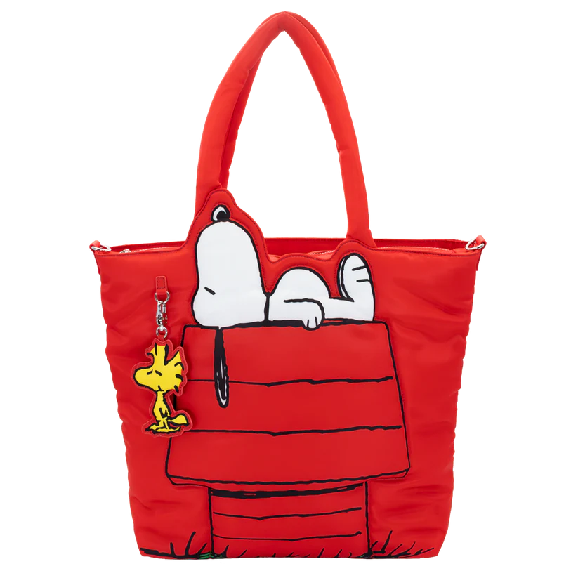 Peanuts 75th Anniversary Snoopy House Padded Nylon Tote Bag