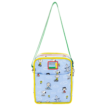 Peanuts 75th Anniversary Color Block Denim & Canvas Convertible Bag