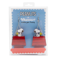 Peanuts 75th Snoopy & Woodstock Doghouse Layered Acrylic Earrings
