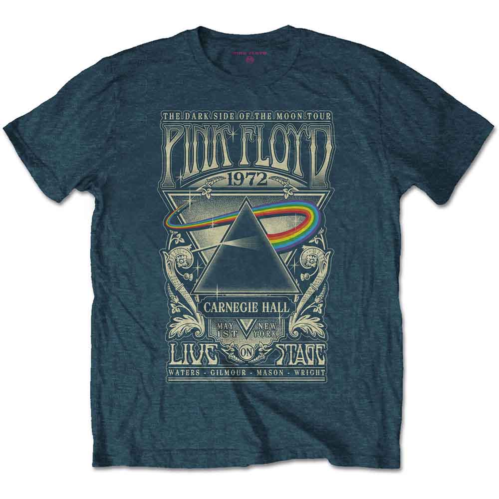 Pink Floyd Carnegie Hall 1972 Poster Unisex Tee