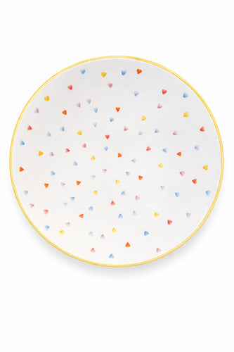 Rainbow Love Pasta Bowl Yellow