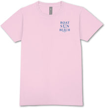 Boat Sun Beach Print Tee