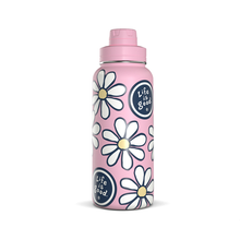 Vintage Daisy 32oz Stainless Steel Water Bottle