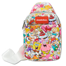 Nickelodeon 90s Rewind Stacked Character Poses Sling Bag