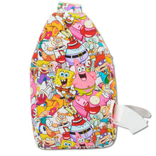 Nickelodeon 90s Rewind Stacked Character Poses Sling Bag