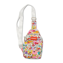 Nickelodeon 90s Rewind Stacked Character Poses Sling Bag