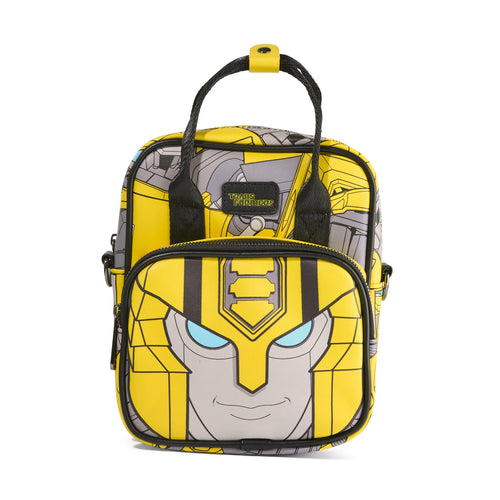 Hasbro Transformers Bumblebee Face and Text Crossbody Bag